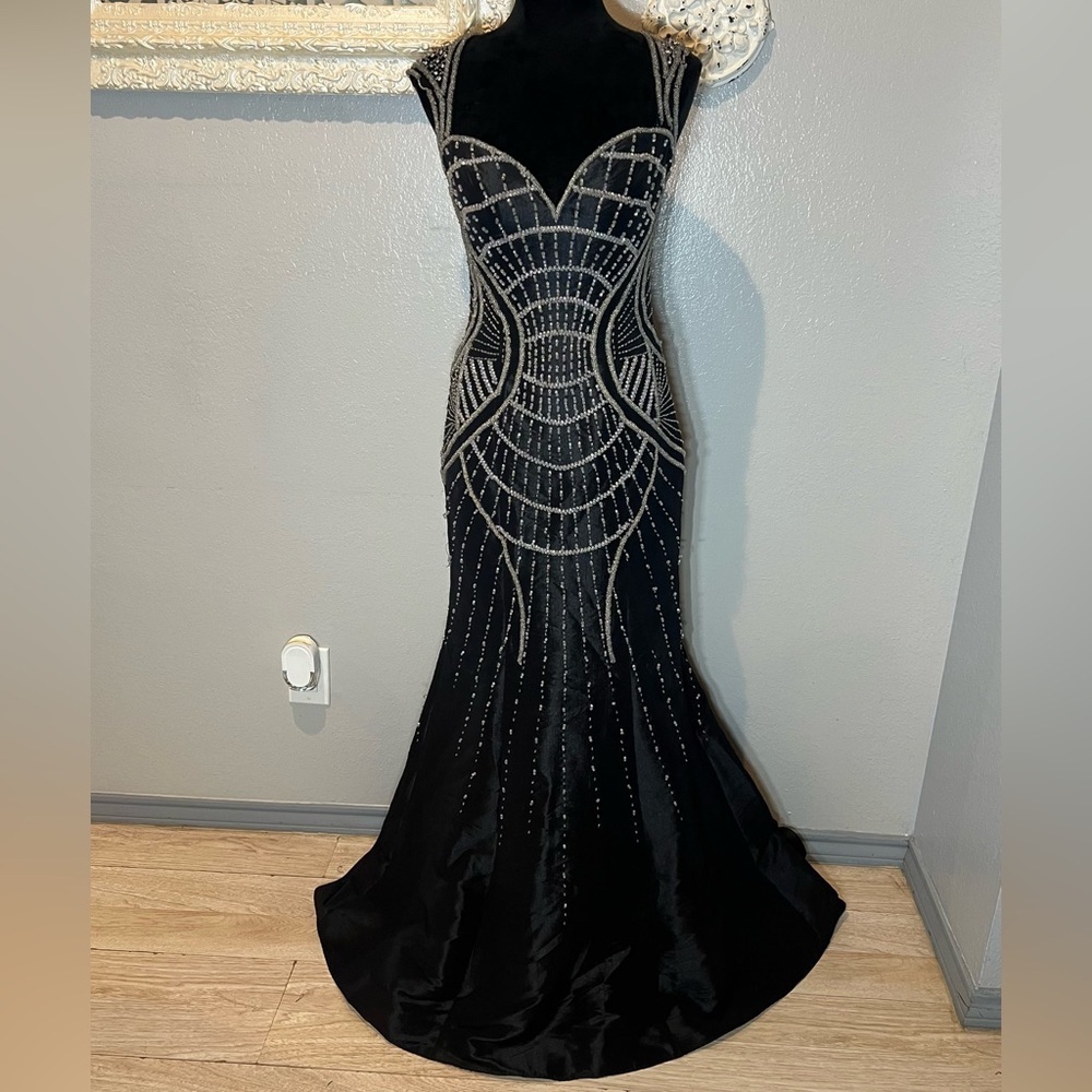 Rachel Allan Black Evening Gown
